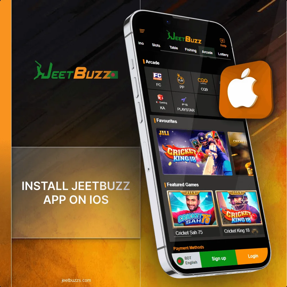 Instructions for installing Jeetbuzz BD app on iOS