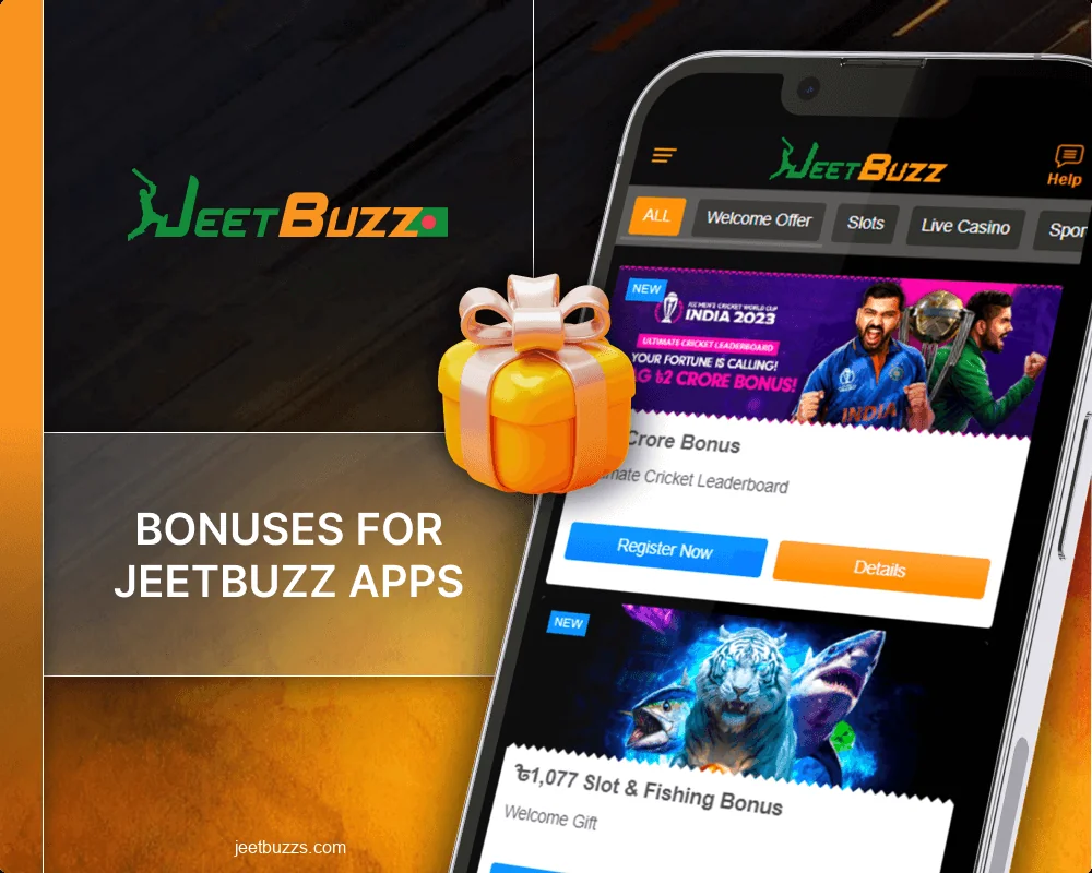 Bonuses for Bangladeshi users of Jeetbuzz app