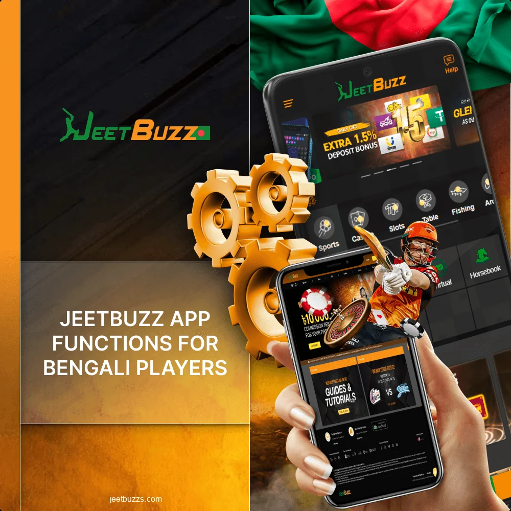 Feature set of Jeetbuzz Bangladesh app