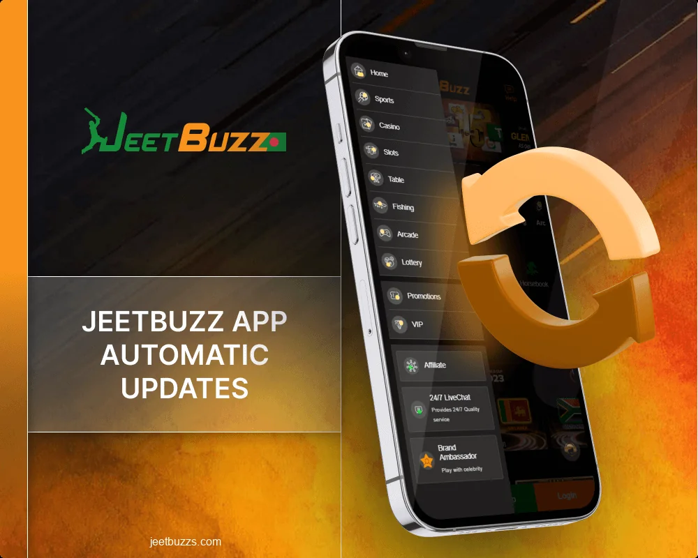 Jeetbuzz BD app auto-update feature