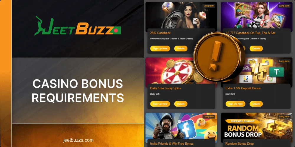 Bonus rules for Jeetbuzz BD players