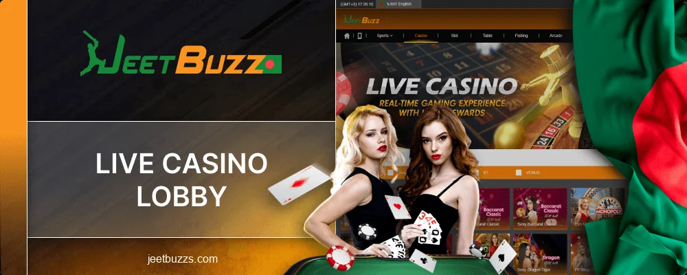 Play Live Casino at Jeetbuzz Bangladesh