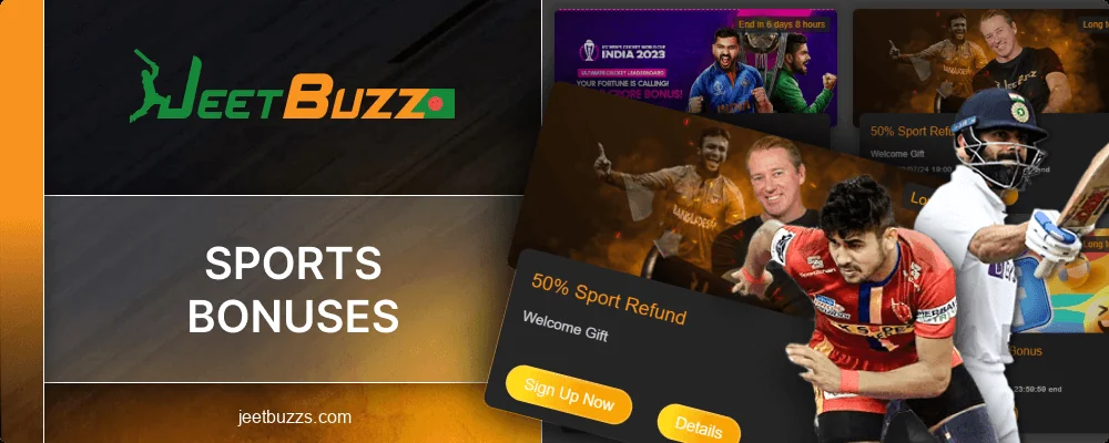 Bonuses for sports betting at Jeetbuzz BD
