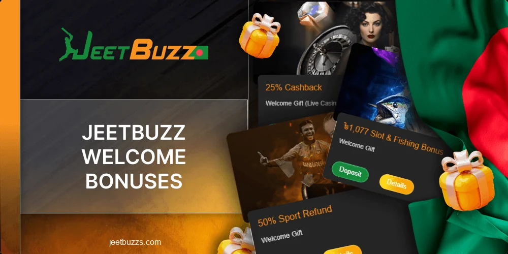 Welcome offer for Jeetbuzz BD players
