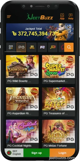 JeetBuzz App - Casino Page