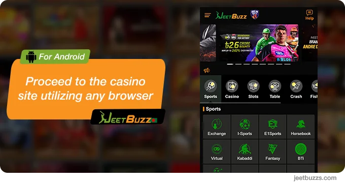 Proceed the casino site - JeetBuzz