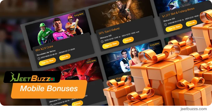 Mobile Bonuses of JeetBuzz Bangladesh