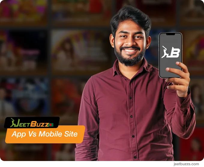 JeetBuzz App vs Mobile Site