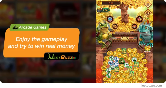 Switch to the real money - Arcade Games at JeetBuzz Bangladesh