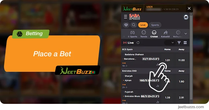 Finalize a Bet - JeetBuzz