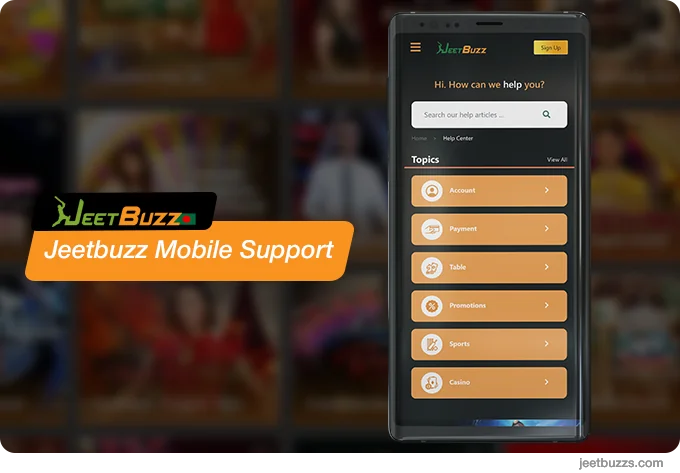 Customer Support of JeetBuzz Bangladesh