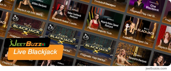 Live Blackjack at JeetBuzz