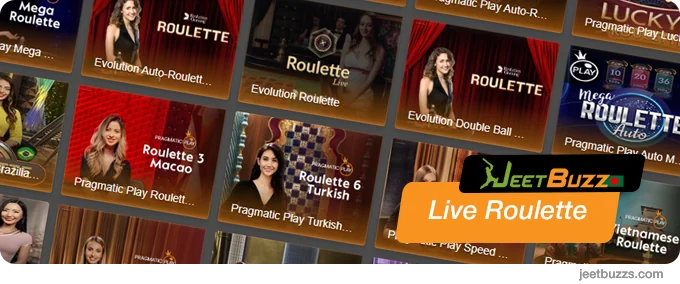 Live Roulette at JeetBuzz