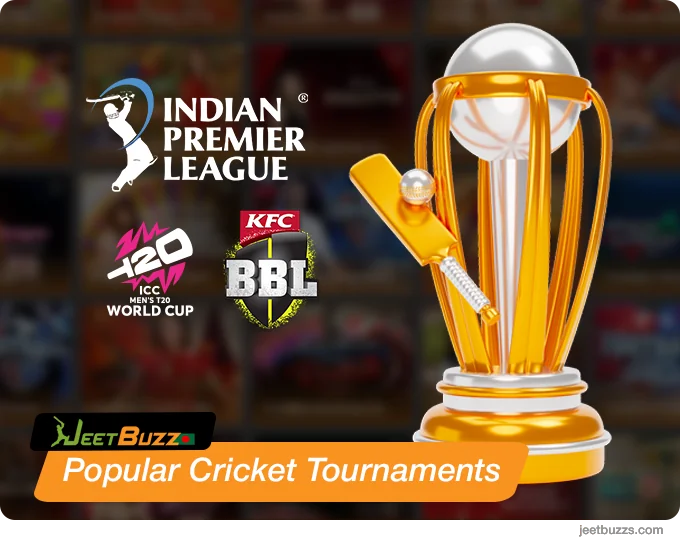 Popular cricket tournaments to bet on JeetBuzz