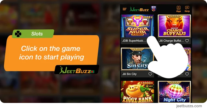 Click on the selected slot to start playing - JeetBuzz Bangladesh